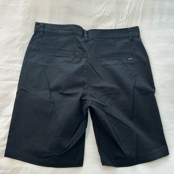RVCA Men's Black Flat Front Shorts - Picture 2 of 3